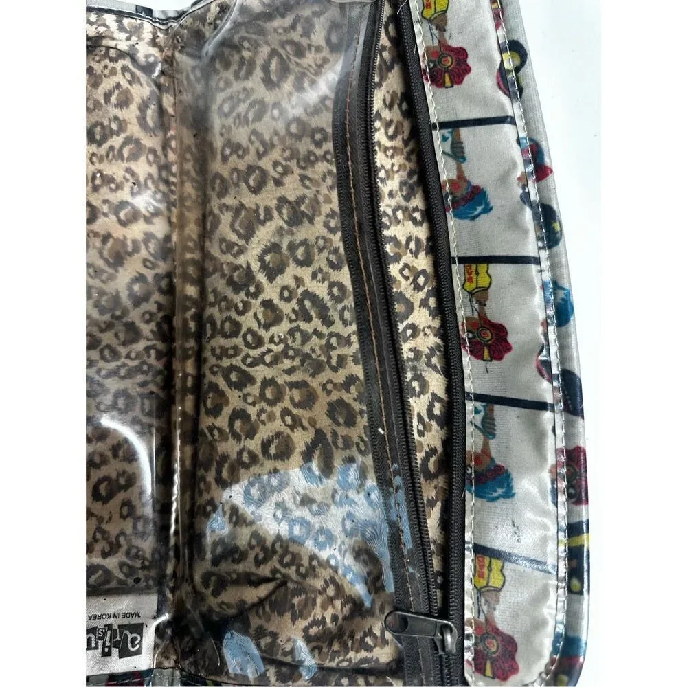 Rare Arisu Cosmetics Toiletries Fold Bag Gray